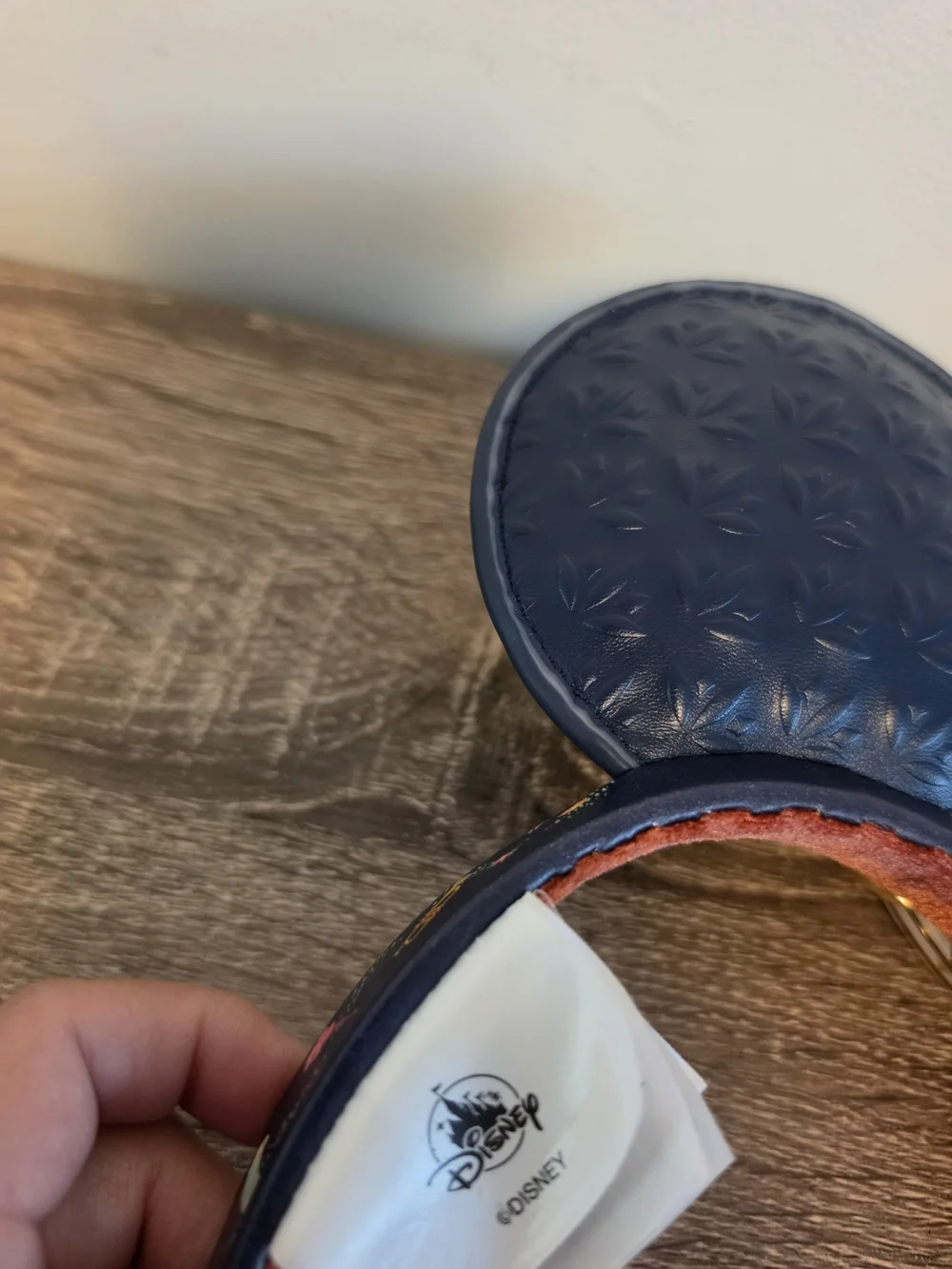 Thiana's Bayou Adventure Minnie Ears Headband - Navy & Gold